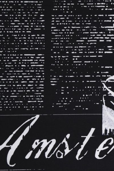 Комплект постільної білизни Citylife сімейний чорний із білим La Nuit 