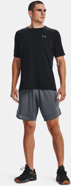 Футболка Under Armour UA Tech 2.0 SS Tee 1326413-001 р.2XL чорно-сірий