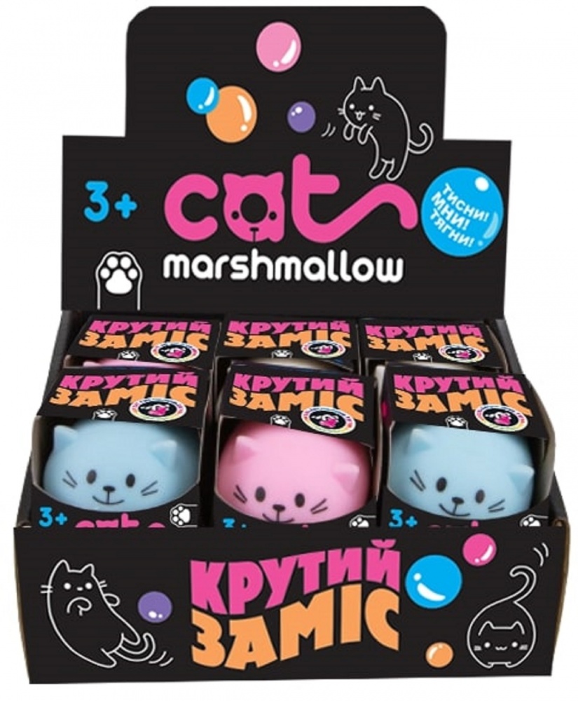 Игрушка-антистресс Monster Gum Крутый замес Marshmallow Cat T20327
