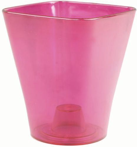 Кашпо для орхідей Оранжерея «Квадро» квадратний 3л фламінго 