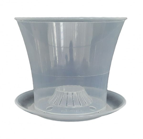 Подставка под вазон Омела Орхидея круглый прозрачный 