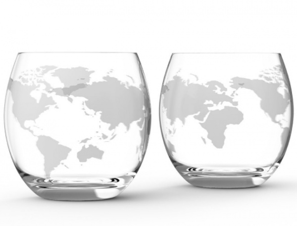 Набір склянок для віскі Глобус 300 мл 2 шт. 