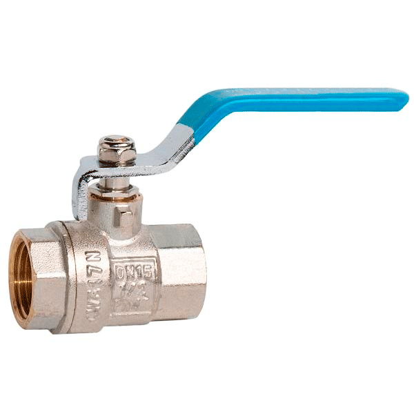 Кран шаровой Gross Optimal Ду50 2” В-В рычаг синий