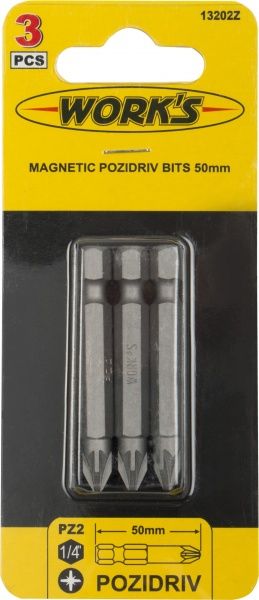 Бита Work's PZ1x50 мм 3 шт. 13202Z