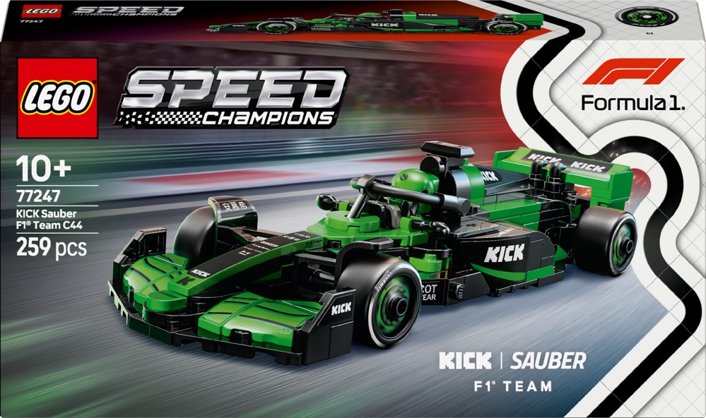 Конструктор LEGO Speed Champions Автомобиль для гонки KICK Sauber F1® Team C44 77247
