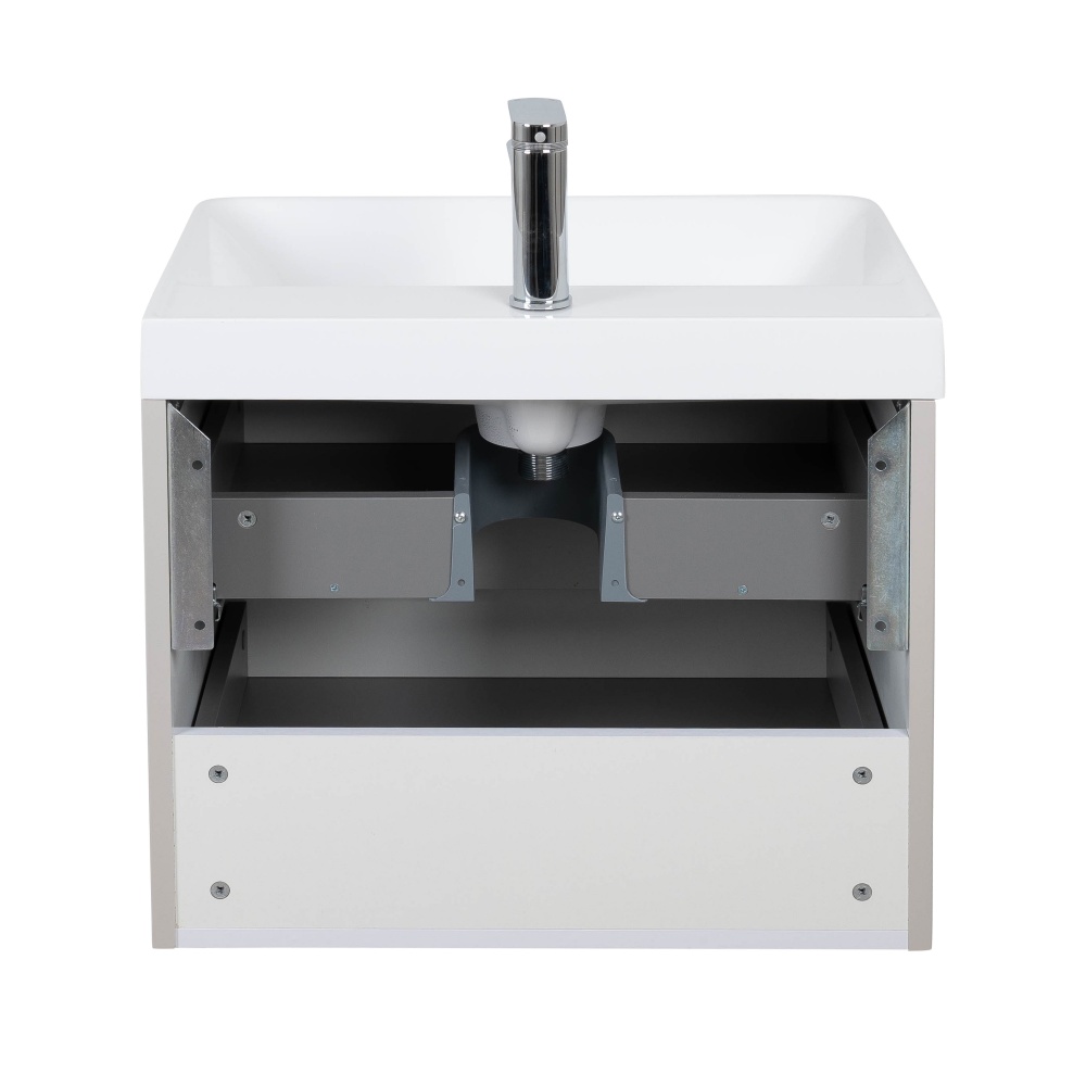 Тумба консольна Aqua Rodos Vista кашемір зумивальникомDeep 60см