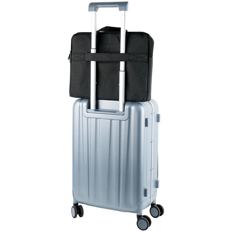 Сумка для документов текстильная А4 темно-серая Axent 1632-02-A