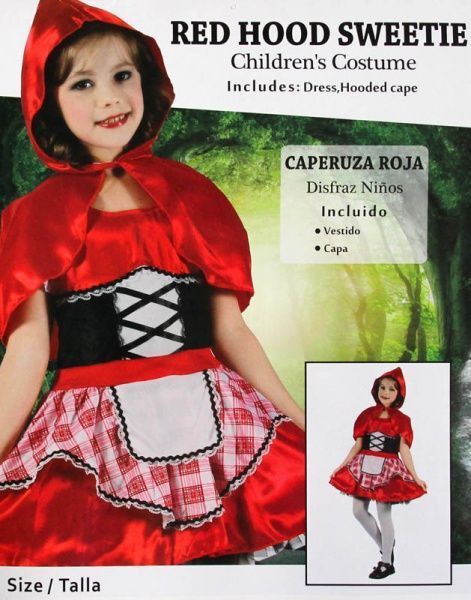 Костюм карнавальний Девілон Червона шапочка р.110 091053B 