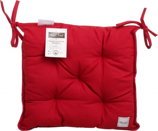 Подушка на стул Красочность красная La Nuit