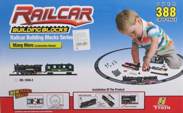 Игрушечный набор Fenfa Железная дорога с поездом 1608-2