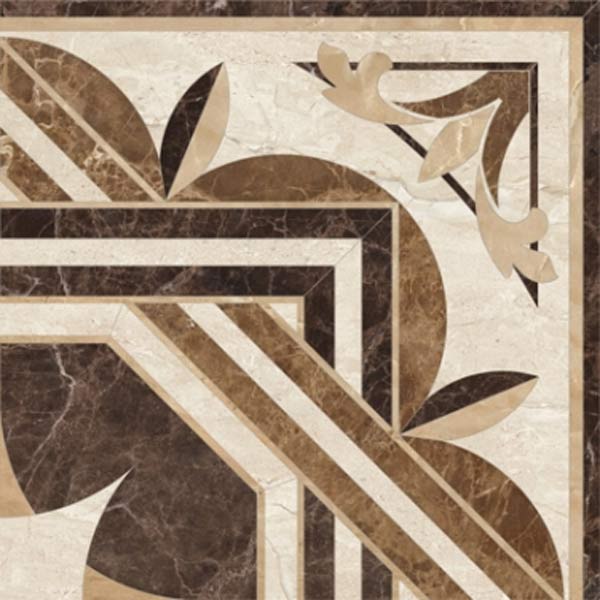 Декор Petrarca Chateau Rosette М91660 400x400 мм бежевий