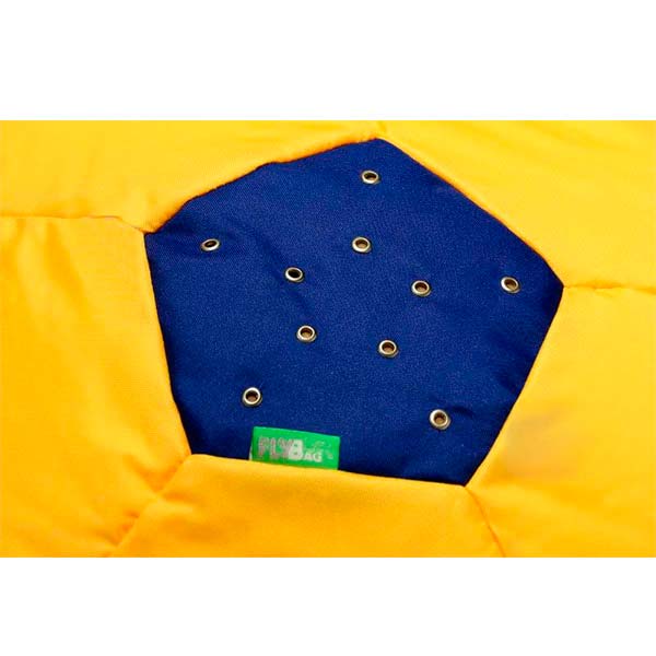 Кресло-мешок Мяч S желтый с синим