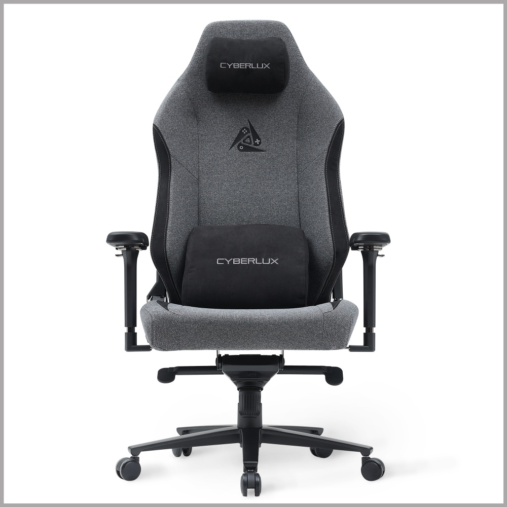 Крісло ігрове Cyberlux Ares Grey GM-405 G сірий/чорний