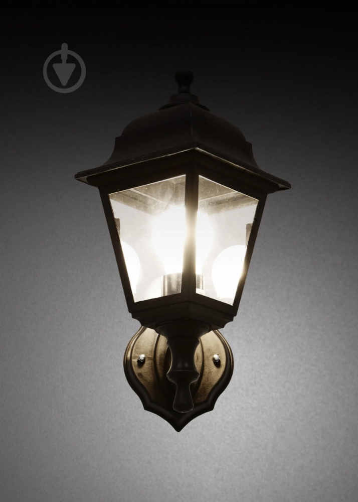 Світильник вуличний декоративний Expert Light Кантрі НС04 GP 1x60 Вт E27 IP44 антична латунь GAR-0127-TEП