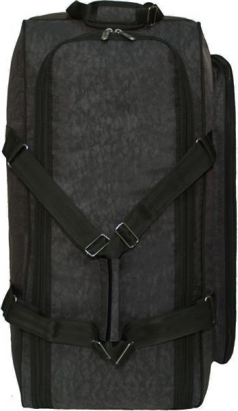 Сумка дорожная на колесах Bagland 36470 68 л серый Мілан 