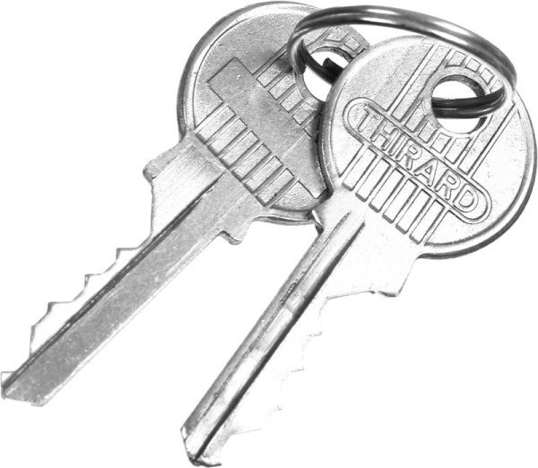 Замок навісний Thirard 40 мм со стальной дугой 58 відкритий (амбарний)