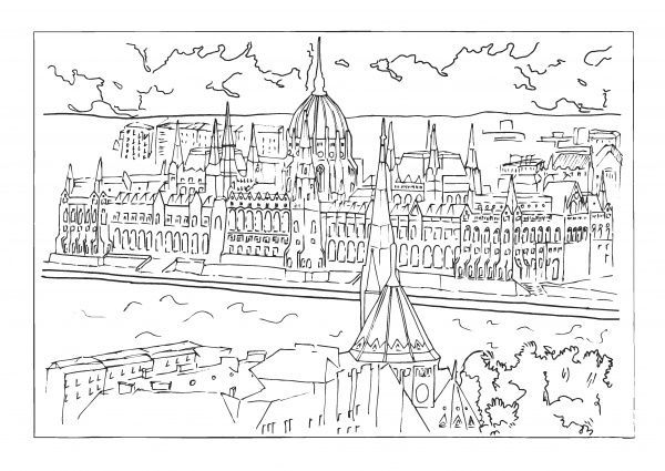 Скетчбук Будапешт A4 10 арк. 1В1520 Аркуш