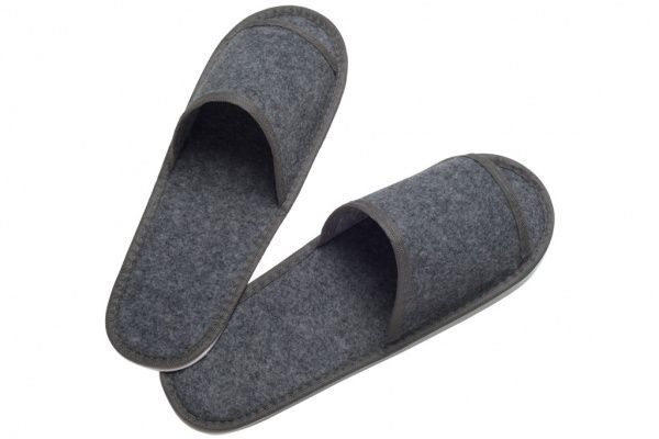 Тапки домашние Левітер р. 36-39 серый 
