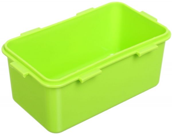 Контейнер Фиеста 650 мл прямоугольный оливковый Алеана