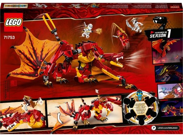 Конструктор LEGO Ninjago Атака огненного дракона 71753