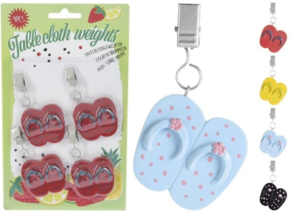 Комплект клипс KPM для скатерти 4 шт 4x2 см 170481730