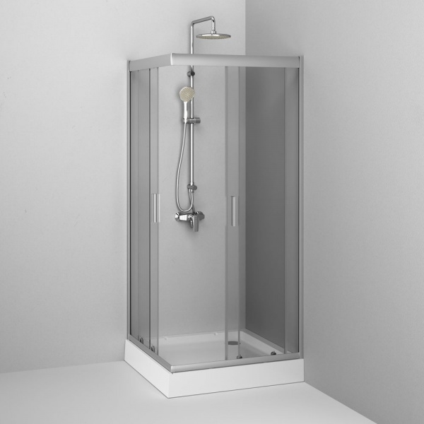 Душове огородження AM.PM Gem Square Slide 90x90см W90UG-403-090MT