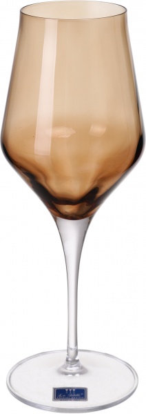 Набор бокалов для вина Contessa Colore Tortora 450 мл 6 шт. Vema 