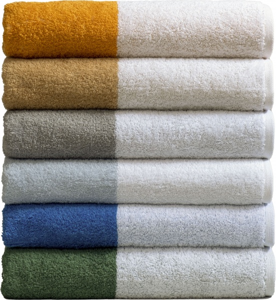 Полотенце 50x100 см белый с серым ABC 