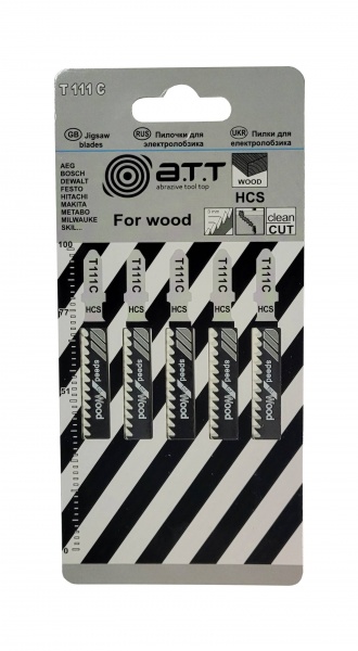 Набор пилочек для электролобзика A.T.T. T111C 5 шт.