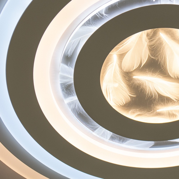 Люстра світлодіодна Luminaria 120 Вт білий BERGAMO 120W R500 APP 