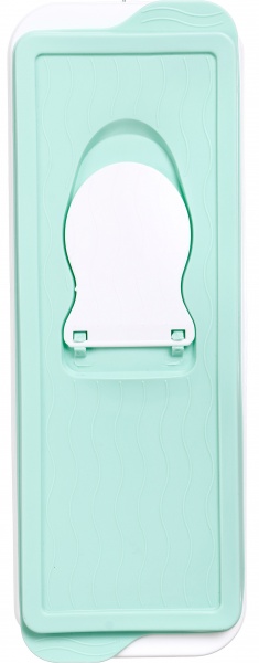 Форма для льда с крышкой и клапаном белый с желтым