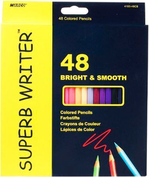 Олівці кольорові Superb Writer 48 шт.
