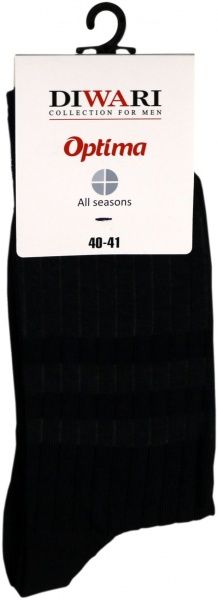 Шкарпетки Diwari OPTIMA All seasons 022 р. 25 графіт 