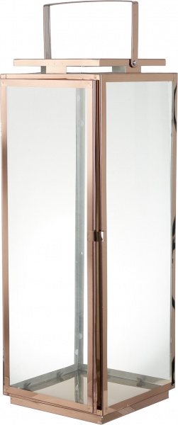 Підсвічник-ліхтар Classic 20,6х20х54,5 ми золотистий