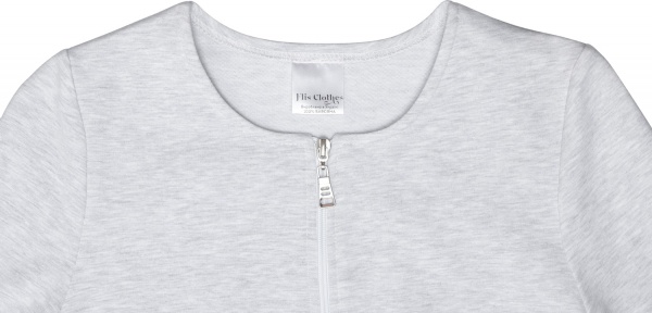 Халат домашний Flis clothes р. S серый меланж 