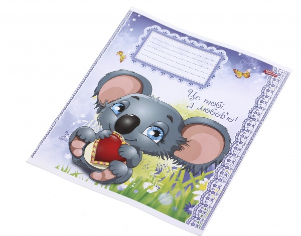 Зошит шкільний 12 аркушів у лінійку дизайн в асортименті Мрії збуваються