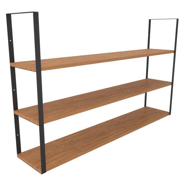 Кронштейн для полиць Valore Потрійний прямокутник Loft SB-TR-28