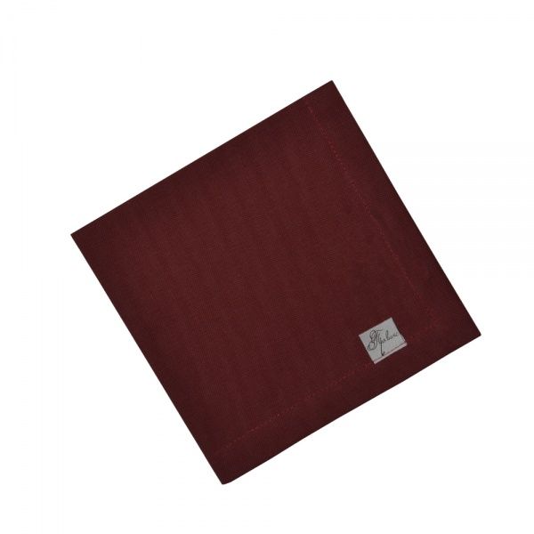 Серветка під тарілку Глорiя Бургунт 40x40 см Прованс 