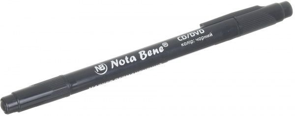 Маркер перманентний Nota Bene CD/DVD 115 чорний 