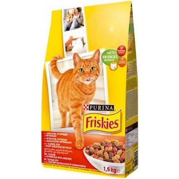 Корм Purina Friskies з м'ясом, куркою та печінкою 1.5 кг