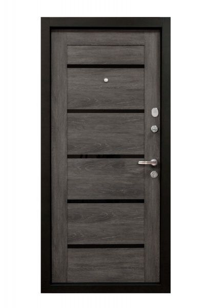 Двері вхідні Міністерство дверей ПК 180/161 венге горизонт темний / царга шалє 2050x960мм праві