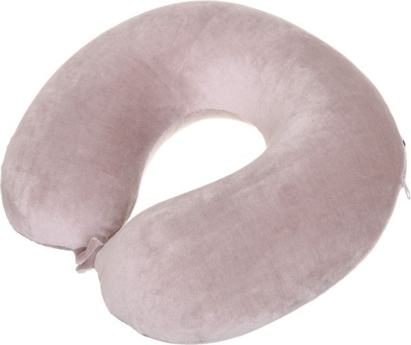 Подушка дорожня ортопедична світло сіра 30х30х9 см Luna