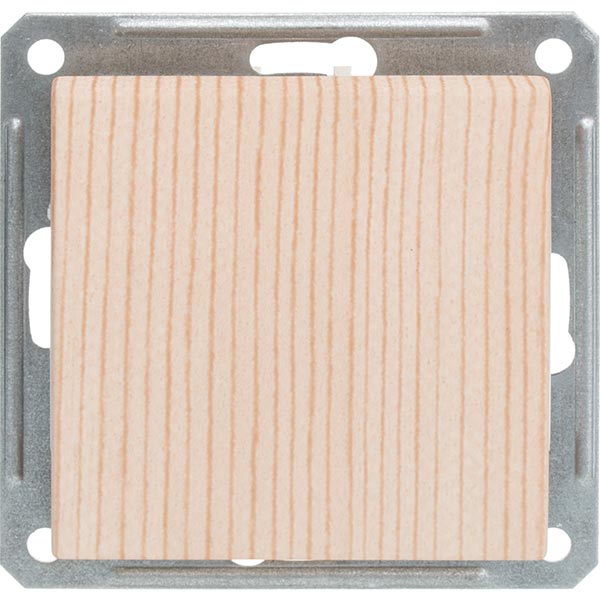 Вимикач одинарний W-59 VS116-154-7-86 сосна