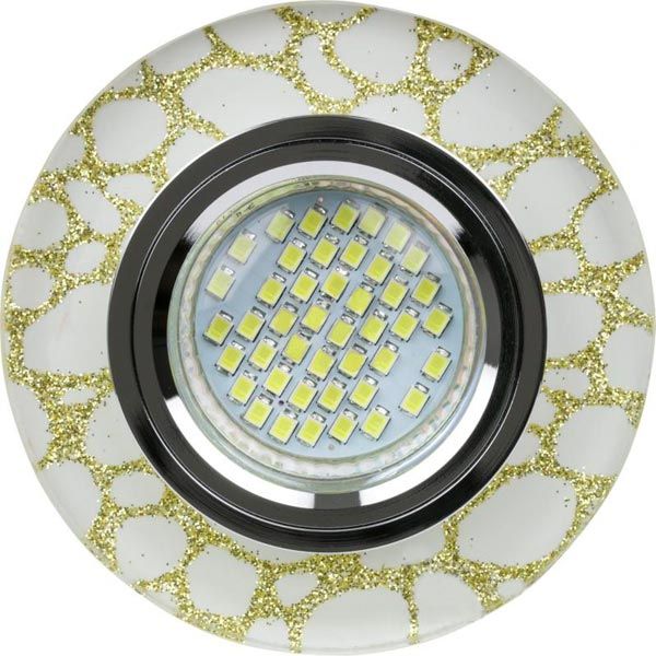 Светильник точечный Blitz GU5.3 белый с золотистым BL002SI/43CH 