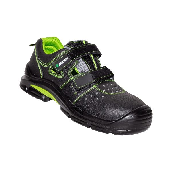 Сандалии Sizam Dallas р.43 36199 черный с салатовым