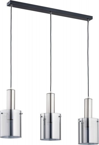 Люстра підвісна ALFA Celia 3x60 Вт E27 срібло 62166 