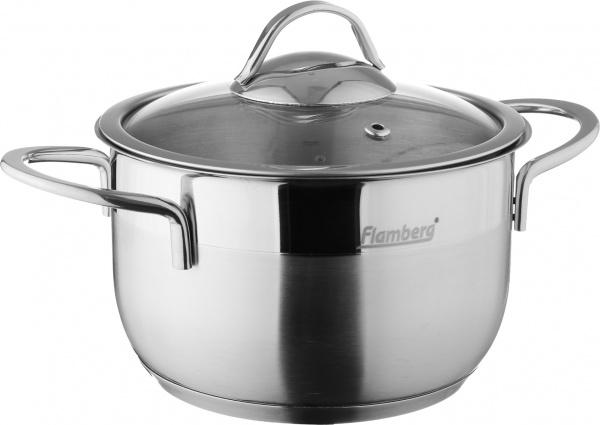 Кастрюля с крышкой Sonata 3,0 л Flamberg