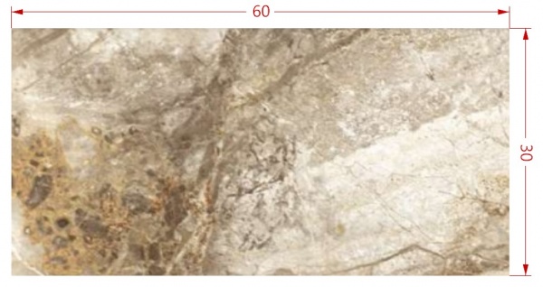 Плитка Ceramika Color Philadelphia Beige Rett CKR12-1 30x60 