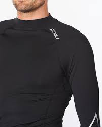 Футболка Ignition Comp Long Sleeve MA6404a_BLK/SIL р.M черный