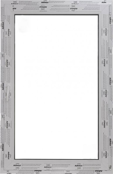 Вікно одностулкове поворотно-відкидне ALMplast 800х1000 мм